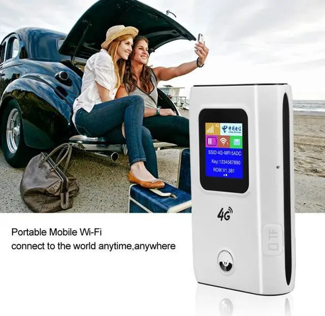 Alt view image 5 of 5 - 4G Wifi Router Unlock 3G/4G LTE Travel Router car wifi  Power Bank Mifi FDD-LTE Unlock Dongle FDD-LTE  wi fi