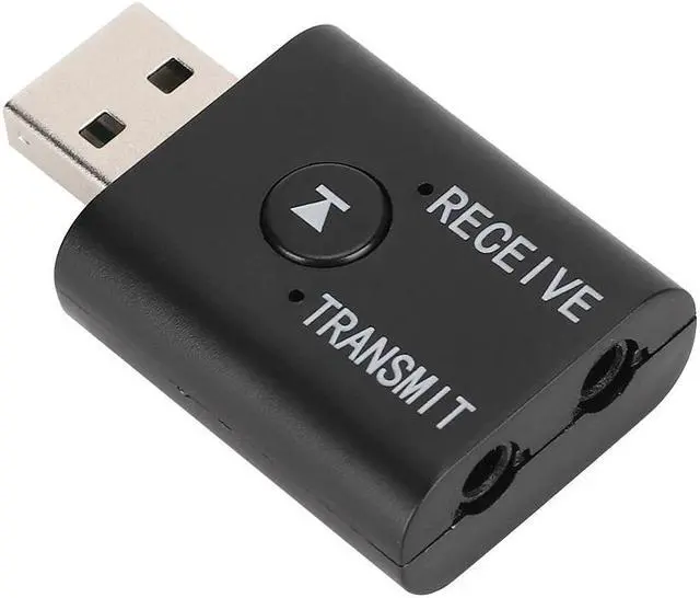 Alt view image 2 of 5 - Bluetooth 5.0 Transmitter Receiver 2 In 1 Powerful Function Independent Circuit Audio Adapter for Computer TV Speaker