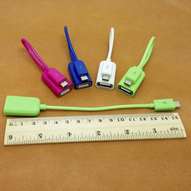 Alt view image 2 of 5 - 100% tested  Host Micro USB to USB Mini OTG Cable Adapter for   HTC LG Android Phone for flash drive glossy