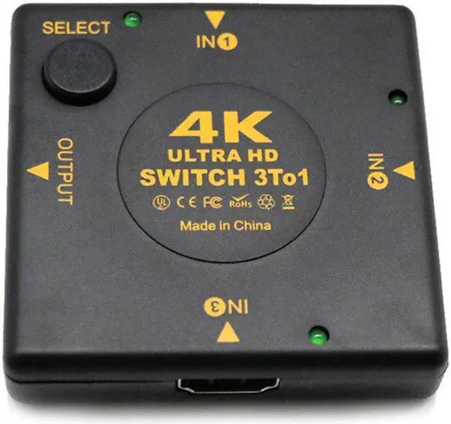Main image of 4K HDMI Switch Box Selector 3 In 1 Out kvm o Extractor Hub Splitter Switcher