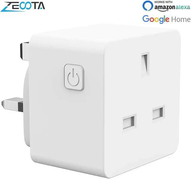 Main image of Smart Power Plug Outlet UK Electric Adapter Socket Voice Wireless Remote Remote Control Timer work with Alexa Google Home