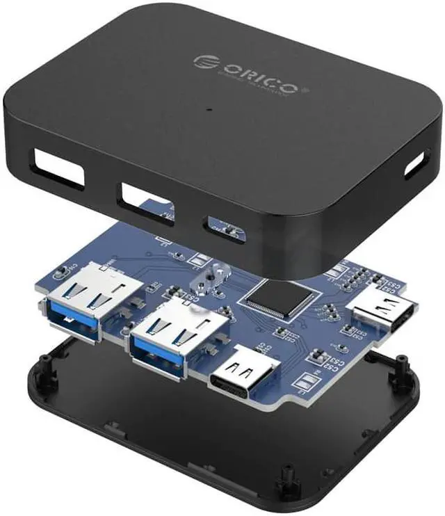 Alt view image 5 of 5 - High Speed USB Type-C HUB USB3.1 5Gbps USB Splitter Adapter OTG Adapter for PC Laptop Notebook Desktop Accessories