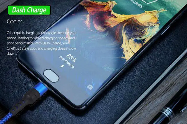 Alt view image 2 of 5 - USB Type C Cable 5V 4A Warp Dash Charge for  Dash Cable for  8 7 Pro 7t 8Pro  Super VOOC Charging Cabel Usb C