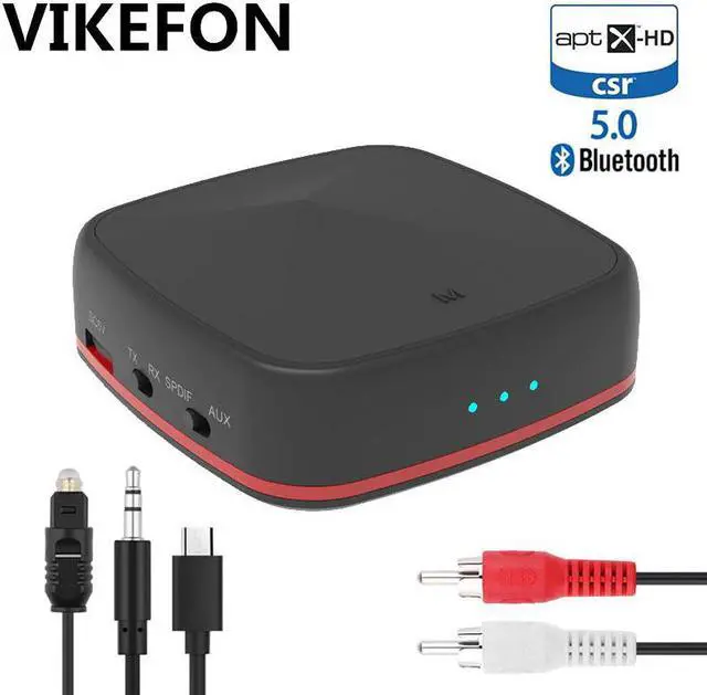 Main image of Bluetooth 5.0 Transmitter RCA Receiver AptX LL HD 3.5mm Jack Aux SPDIF Wireless Adapter for TV Car Audio Receiver