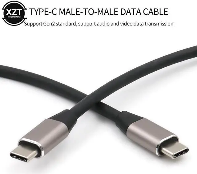 Alt view image 5 of 5 - C Male to  Type C Cable for  S10 S9 S8 Quick Charge 10Gbps PD 100W 120V5A Fast Charging for MacBook Pro Charge