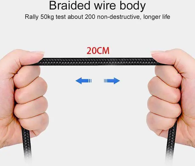 Alt view image 3 of 5 - 20cm Fast Charging Short Micro USB Cable USB to Type C Elbow 90 Degree Cables Type-C USB C For    Smartphones