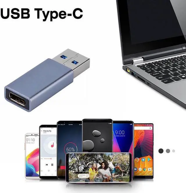 Main image of C Hub Type C -C Female to 3.0 Male Port Type A Adapter Metal OTG Converter Connector for Android Smartphones