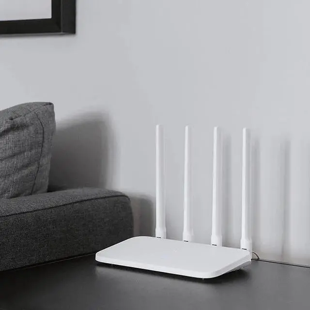 Alt view image 5 of 5 - Original  Mi WIFI Router 4C Roteador APP Control 64 RAM 802.11 b/g/n 2.4G 300Mbps 4 Antennas Wireless Routers Repeater
