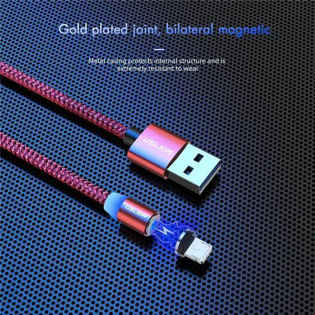 Alt view image 4 of 5 - Magnetic Micro USB Cable Fast Charging USB Type C Cable Magnet Charger  Charge Cable Cord For Iphone 7