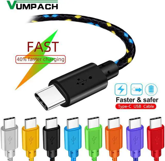 Main image of USB Type C Cable Fast Charging 1m 2m  Charger for  p9 p10 p20 mate 10 pro lite  S9 S10 Plus s8 Note 9  cable