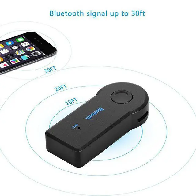 Alt view image 2 of 5 - 2 in 1 Wireless Bluetooth 5.0 Receiver Transmitter Adapter 3.5mm Jack For Car Music Audio Aux A2dp Headphone Reciever Handsfree