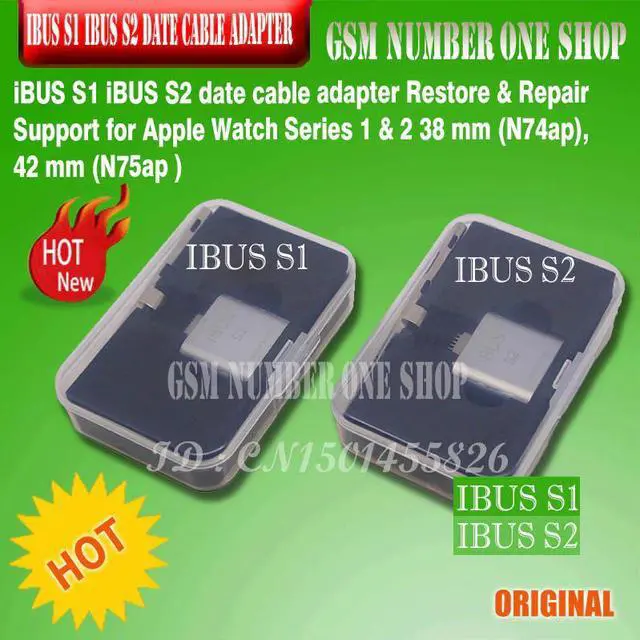 Alt view image 5 of 5 - S1  S2 date cable adapter Restore & Repair Support for Apple Watch Series 1 & 2 38 mm (N74ap), 42 mm (N75ap )