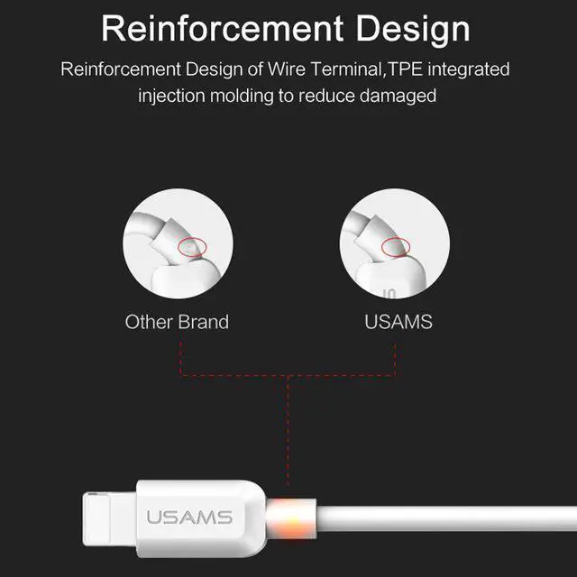 Alt view image 5 of 5 - USB Cable For iPhone Cable Usb Type C Fast Charging usb Cable for   Sync Charger Usb C Mole Phone Cables