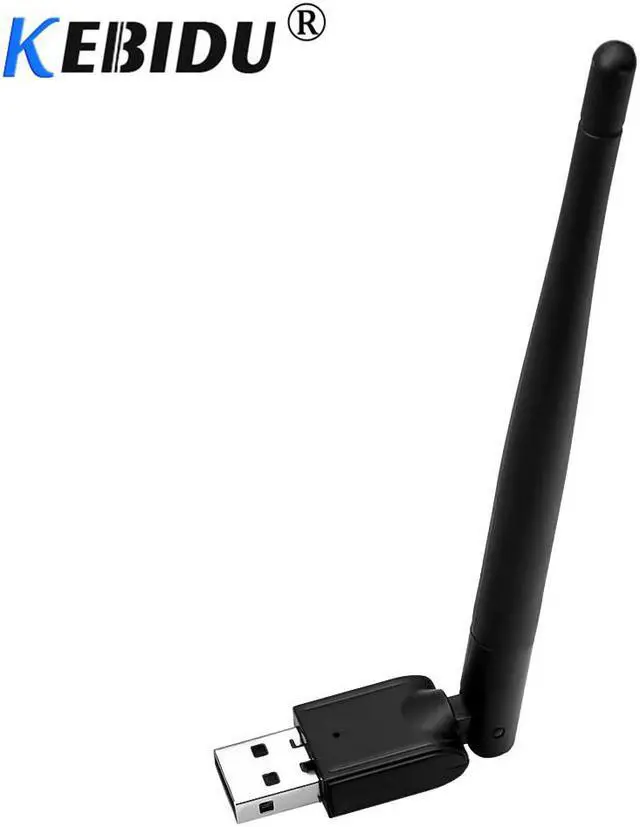 Main image of USB 2.0 Wireless Network Card 802.11 b/g/n LAN RT5370 150M Mini Adapter With Rotatable Antenna For Laptop PC WiFi Dongle