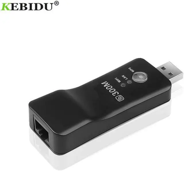 Alt view image 5 of 5 - 300Mpbs USB Wireless WiFi Smart TV Network Adapter Universal HDTV RJ45 Lan Port Repeater AP WPS for Samsung LG Sony TV