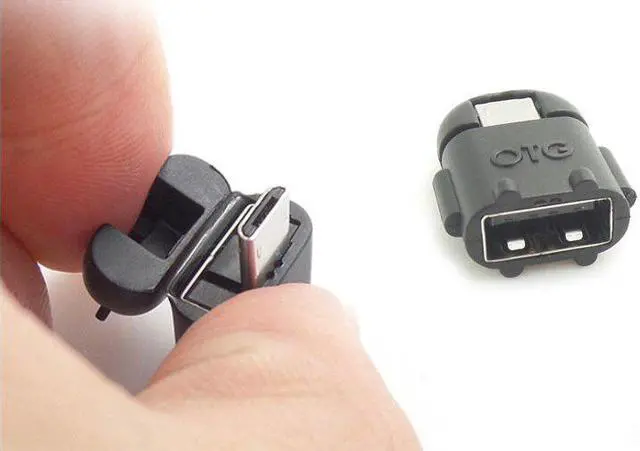 Alt view image 5 of 5 - Mini Robot Shape Micro USB To USB 2.0 Converter USB OTG Cable Adapter for Tablet PC for  S3 S4 S5 for