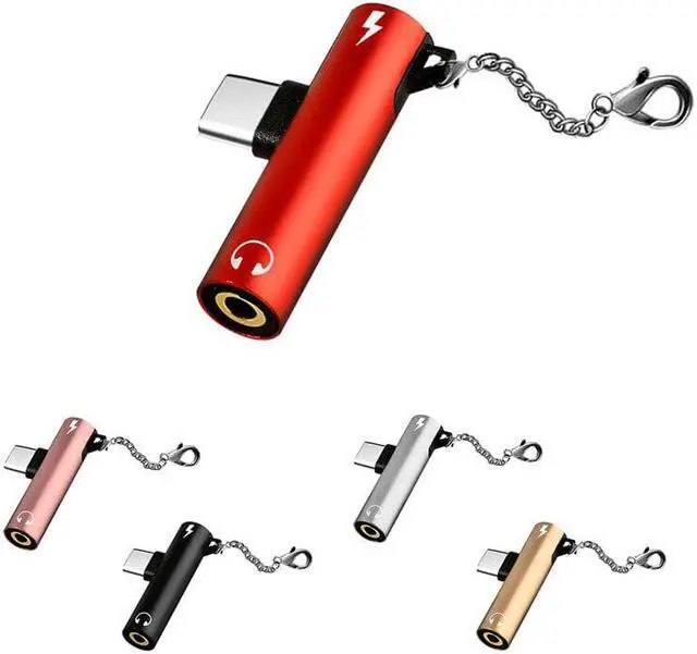 Main image of 2 in 1 Type C to 3.5mm Headphone Jack Adapter AUX Cable Charging Converter Audio Adapter Type-C USB For  For