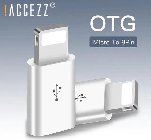 Main image of Micro USB Cable To Lighting Adapter OTG Converter For iphone 5 6 7 X 8 5c Plus XS MAX XR Charging Transmission Connector