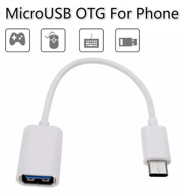 2-Pack USB 3.1 Type-C Male To USB 3.0 Type-A Female OTG Adapters – CablesOnline Silver