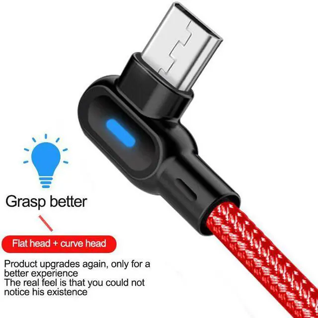 Main image of 90 Degree Type C Cable Usb C 5A Fast Quick Charge QC 3.0 QC3.0 Cable For    Usb-C 1 2 Meter Dropshipping