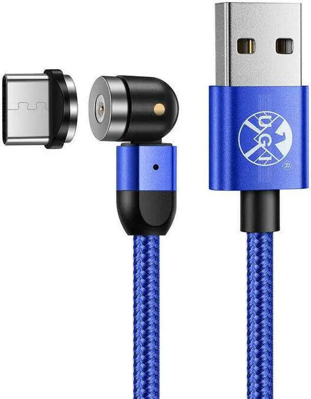 Alt view image 4 of 5 - 1M/2M/ Magnetic Cable 2.4A Fast Charging Charger 540° 180° 360° Rotating Micro USB Type C USB C For Android Tablet laptop