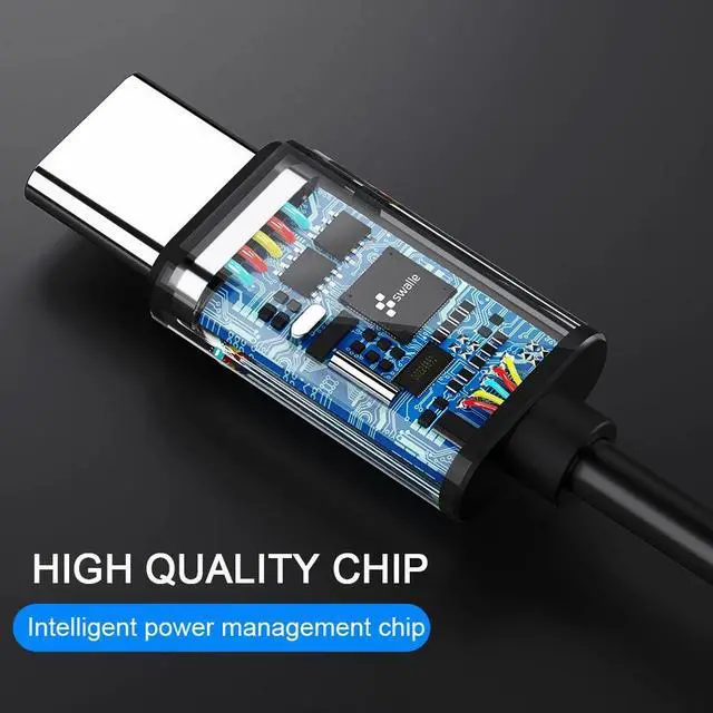 Alt view image 5 of 5 - USB C to USB Type C Cable for  Red mi Note 8 Pro Quick Charge Cable for Devices  Synchronization Fast Charger