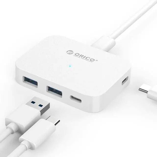 Alt view image 4 of 5 - High Speed USB Type-C HUB USB3.1 5Gbps USB Splitter Adapter OTG Adapter for PC Laptop Notebook Desktop Accessories