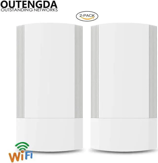 Main image of 2PCS 5GHz Outdoor CPE Elevator Wireless Bridge 1-2KM Range 900Mbps AP Router Access Point WIFI Repeater Extender Support WDS PoE
