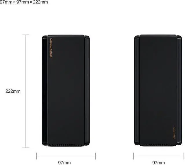 Alt view image 3 of 5 - NEW Mi  Router AX1800 Wifi 6 5-Core 256M Memory Mesh Home IoT 4 Signal Amplifier 2.4G 5GHz Both 2 PA LNA Dual-Band OFDMA