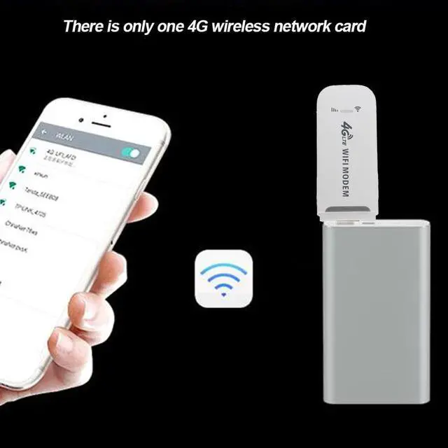 Alt view image 2 of 5 - 4G LTE USB Modem Network Adapter With WiFi Hotspot SIM Card 4G Wireless Router For Win XP Vista 7/10 Mac 10.4 IOS