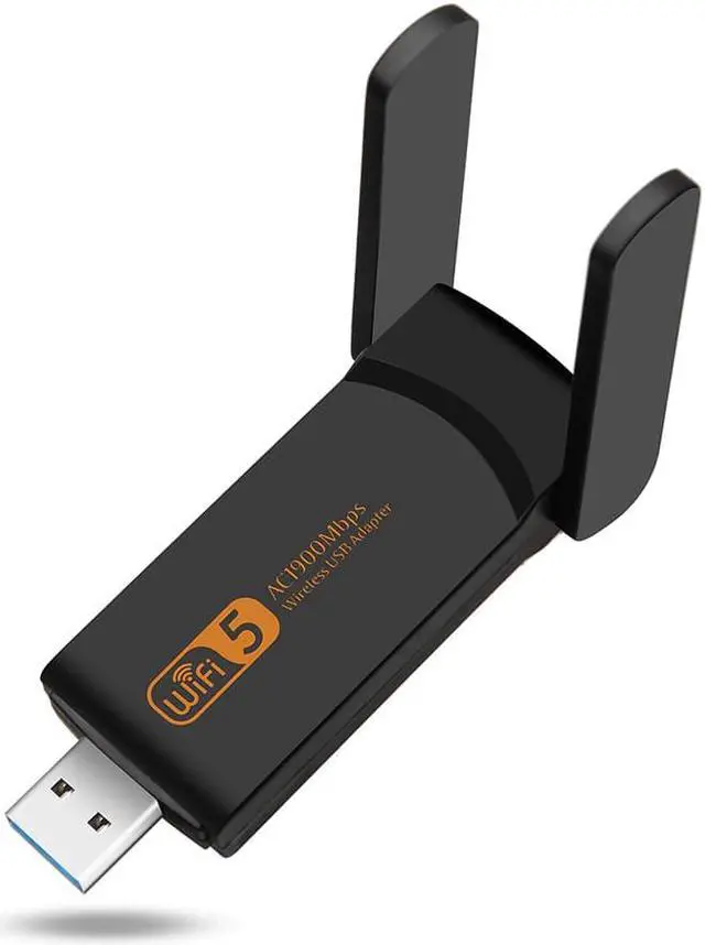 Alt view image 2 of 5 - 802.11AC Dual Band USB3.0 Wifi Adapter Dongle 1900Mbps Gigabit Ethernet 2.4GHz 5GHz RTL8814 Wi-fi Receiver Wireless Network Card