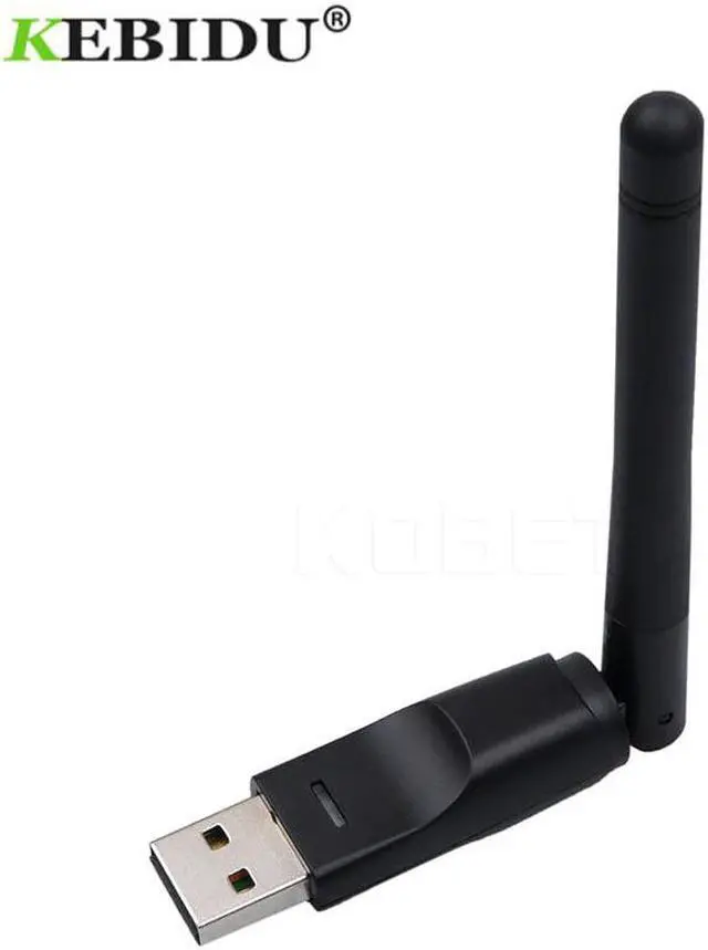 Main image of 150Mbps USB 2.0 WiFi Wireless Network Card Ralink RT5370 802.11 b/g/n LAN Adapter with rotatable Antenna for PC Laptop