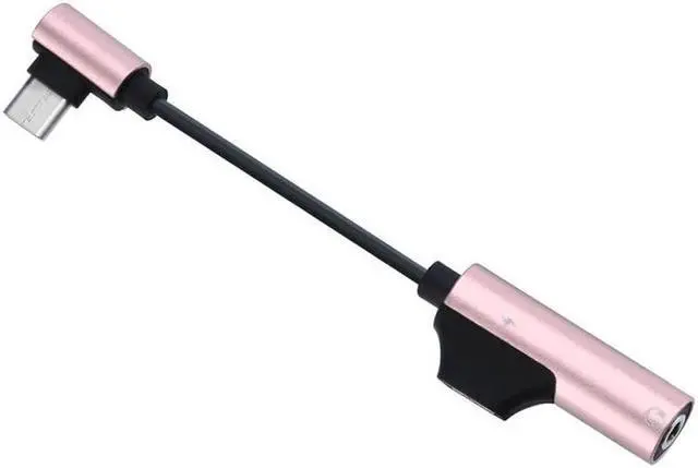 Alt view image 5 of 5 - 2 In 1 Type C To 3.5mm Charger Headphone Audio Jack USB C Cable 3.5mm Headphone Extension Cabl Connector Adapter For Smartphone