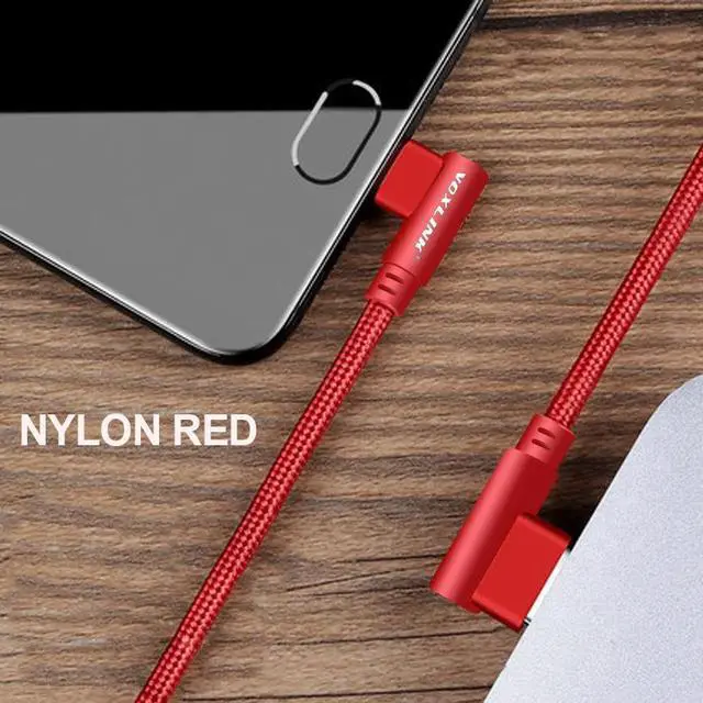 Alt view image 4 of 5 - USB Type C 90 Degree Fast Charging usb c cable Type-c  Cord Charger usb-c For  S8 S9 Note 9 8  mi8 mi6