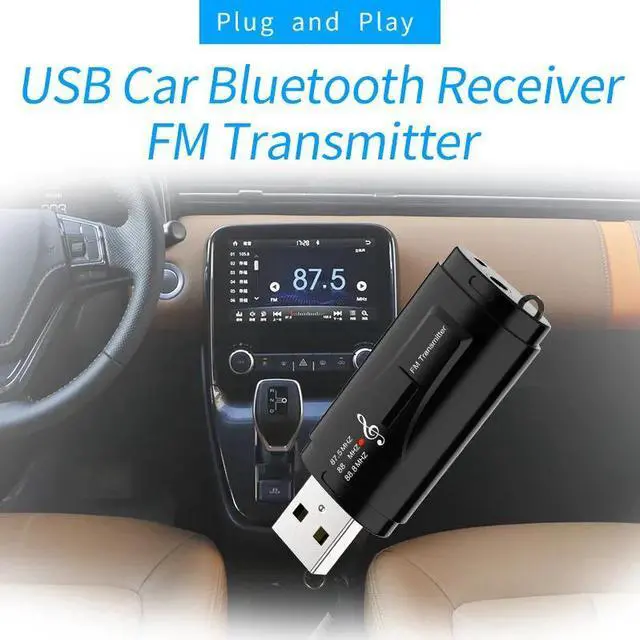 Alt view image 2 of 5 - 2 in 1USB Bluetooth Receiver Transmitters 5.0 Wireless Stereo Bluetooth AUX USB 3.5mm Jack For TV PC Car Kit Wireless Adapter