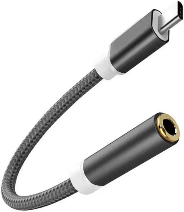 Alt view image 3 of 5 - Type C To 3.5mm Earphone Headphone Cable Adapter -C To 3.5mm Headphone Jack Aux Cable For