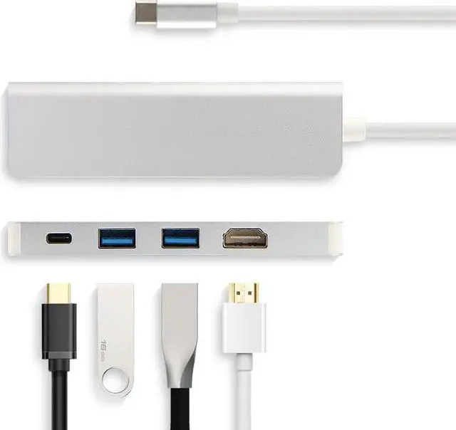 Main image of C HUB Thunderbolt 3 Type C Adapter Dock 3  3.0 Port 4K  Multi Ports For Macbook Pro Air iMac Laptop Splitter