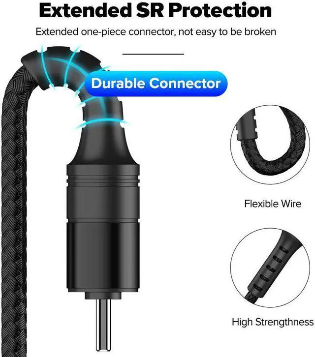 Alt view image 3 of 4 - USB Type C Cable Quick Charge 3.0 4.0 USBC 5A Supercharge Type-C Cabo for P30 P20 Mate 30 20 Pro 10 V20 V10