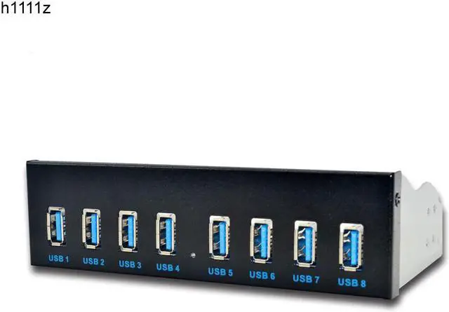 Main image of 8 Port USB Hub USB3 5.25 USB 3.0 Front Panel Splitters USB 3.0 Hub for PC USB-HUB Multiple USB3.0 HUB Splitter Hubs for Computer