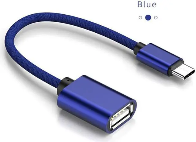 Alt view image 3 of 5 - / Type C to USB Adapter OTG Cable  USB OTG Converter Type-C  Connector  Cable For