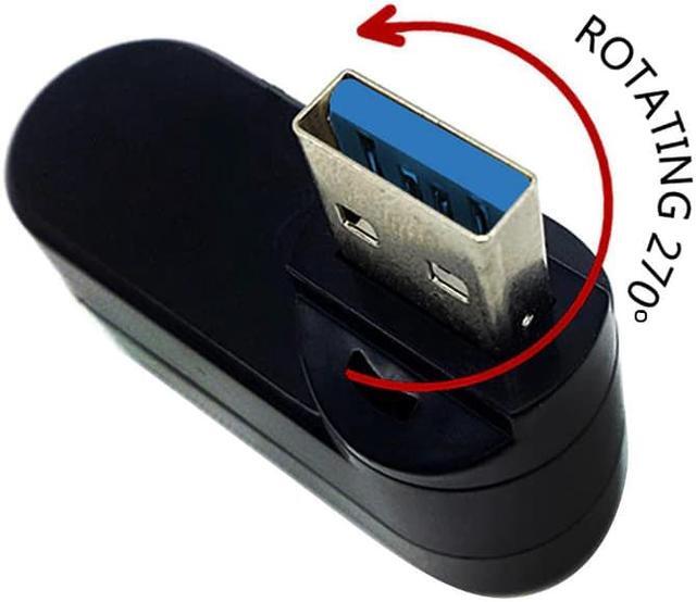 Alt view image 3 of 5 - 3 Port Multi 2.0/3.0 USB Hub Mini USB Hub High Speed Rotate Splitter Adapter For Laptop Notebook For PC Computer accessories