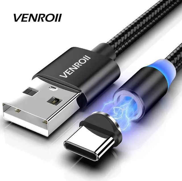 Main image of Micro USB Type C Cable 1m 2m Magnet Charger Cabo for  Mi 10 9 Redmi K30 Pro USB-C Charging Wire for