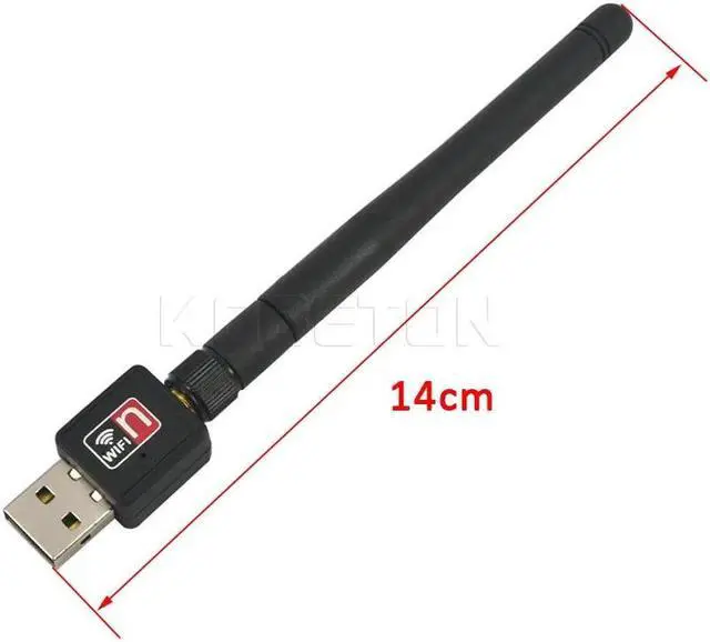 Alt view image 5 of 5 - WIFI USB Adapter MT7601 150Mbps USB 2.0 WiFi Wireless Network Card 802.11 B/g/n LAN Adapter With Rotatable Antenna