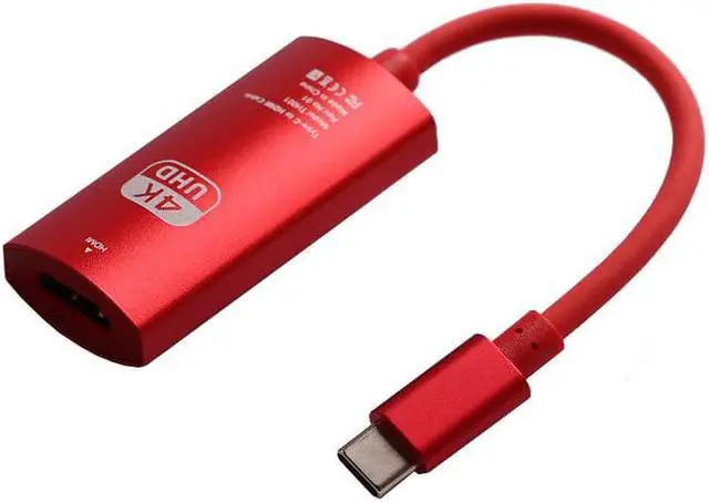 Alt view image 3 of 4 - 4K USB-C Type C Phone Adapter  Video Connect Cable for MacBook Lumia 950XL  Note8 Note 9 10 S10 S9 S8 to TV Projector