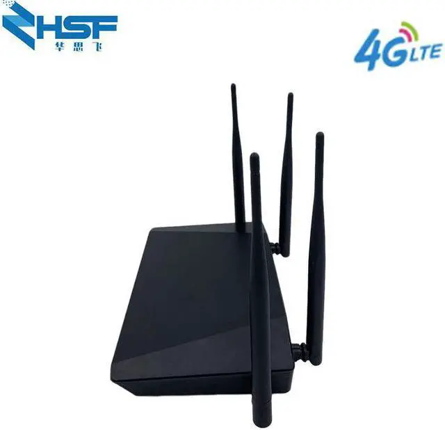 Alt view image 4 of 5 - 3G / 4G wireless CPE router with sim card slot 300Mbps 4G LTE Wifi router with 4 external antennas Support 32 Wifi