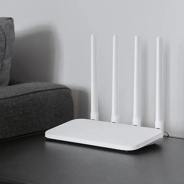 Alt view image 5 of 5 - Original  Mi WIFI Router 4C 64 RAM 802.11 b/g/n 2.4G 300Mbps 4 Antennas Smart APP Control Band Wireless Routers Repeater