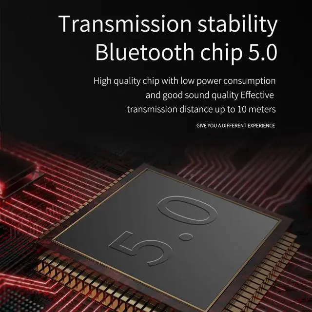 Alt view image 3 of 5 - USB Bluetooth 5.0 Receiver Stereo Wireless Adapter 3.5mm Jack Aux Bluetooth Audio Receiver Music Car Kit Transmitter Mic