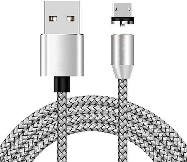 Main image of Braided LED Indicator  Sync Magnet Charger Cable 1M Magnetic Cable USB Type C Cable & Micro USB Cable for iphone