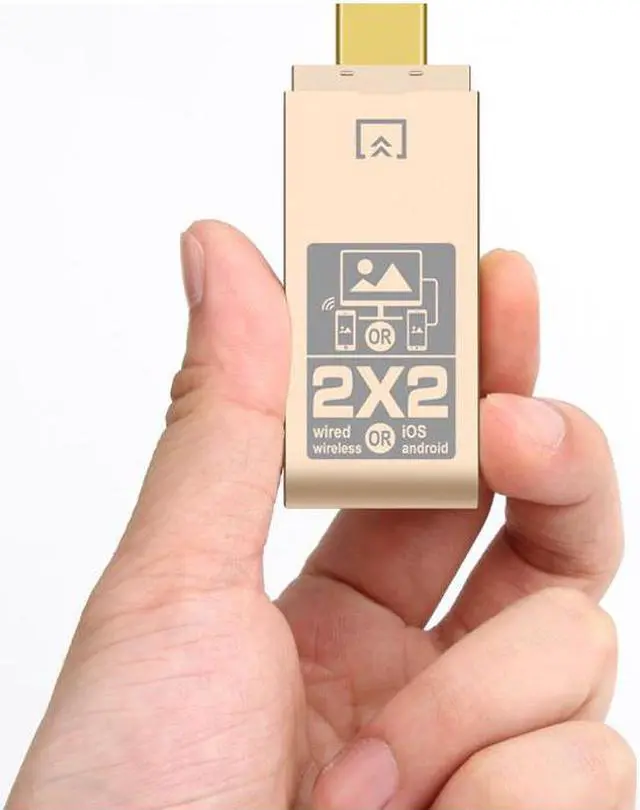 Alt view image 2 of 5 - WIFI HDMI Adapter +USB Cable Connect 2in1 Phone to TV Display Airplay Screen Mirroring for iPhone iOS  P20 P30 LG Android