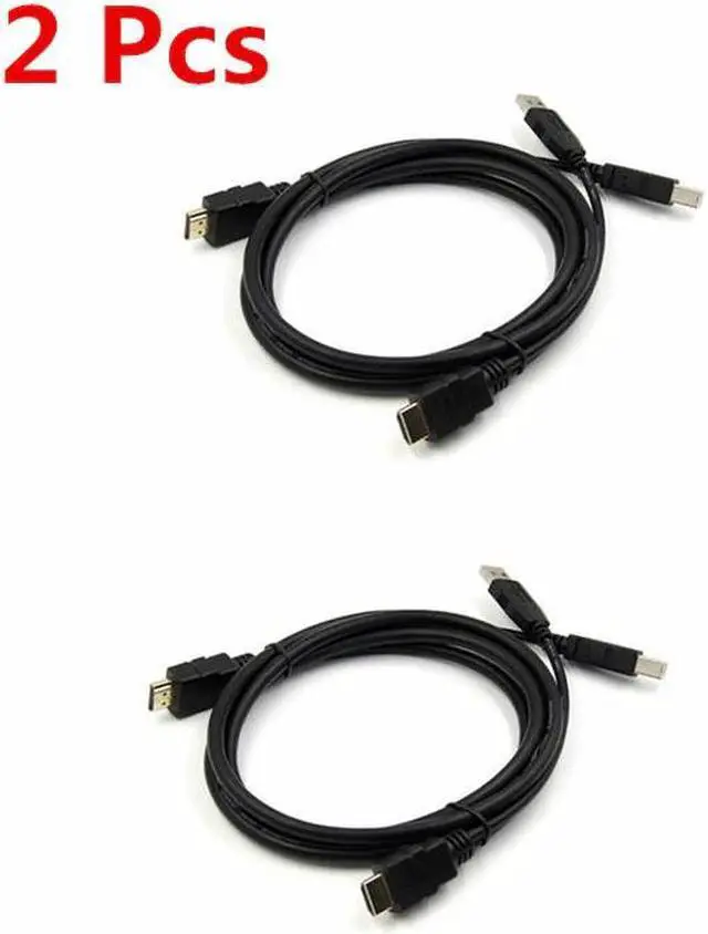 Alt view image 2 of 5 - 2 Pcs New High Quality 1.5m  USB KVM Cable  + USB KVM Cable KVM Switch Dedicated 4K@60Hz 18 Gbp